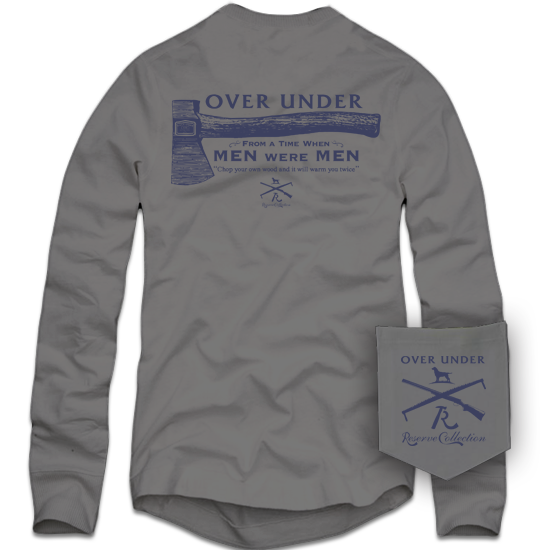 When Men Were Men Long Sleeve Tee  Over Under Clothing - Tide and