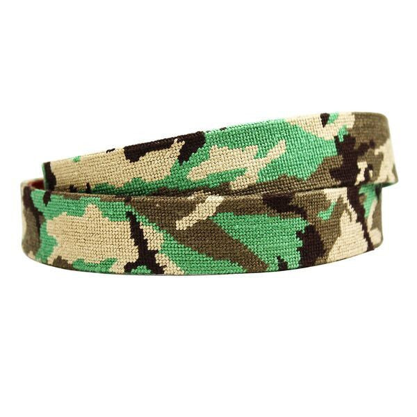 Camo Needlepoint Belt offers Buckle