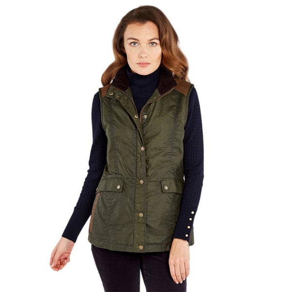 Women's Pembroke Wax Vest by Dubarry of Ireland