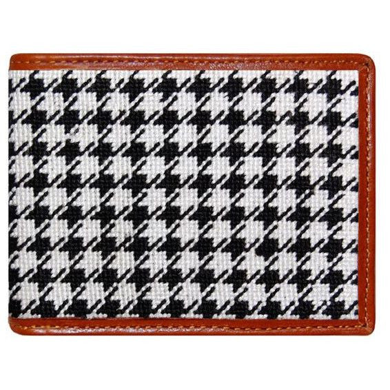 Houndstooth Needlepoint Wallet   