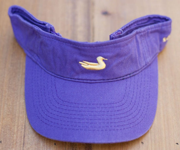 Visor in Purple with Yellow Duck by Southern Marsh 