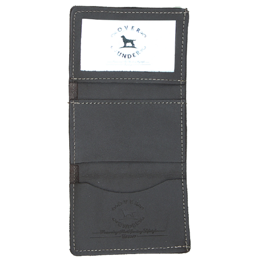 Tri-Fold Leather Wallet by Over Under Clothing